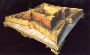 L'Aquila - plastico del castello spagnolo