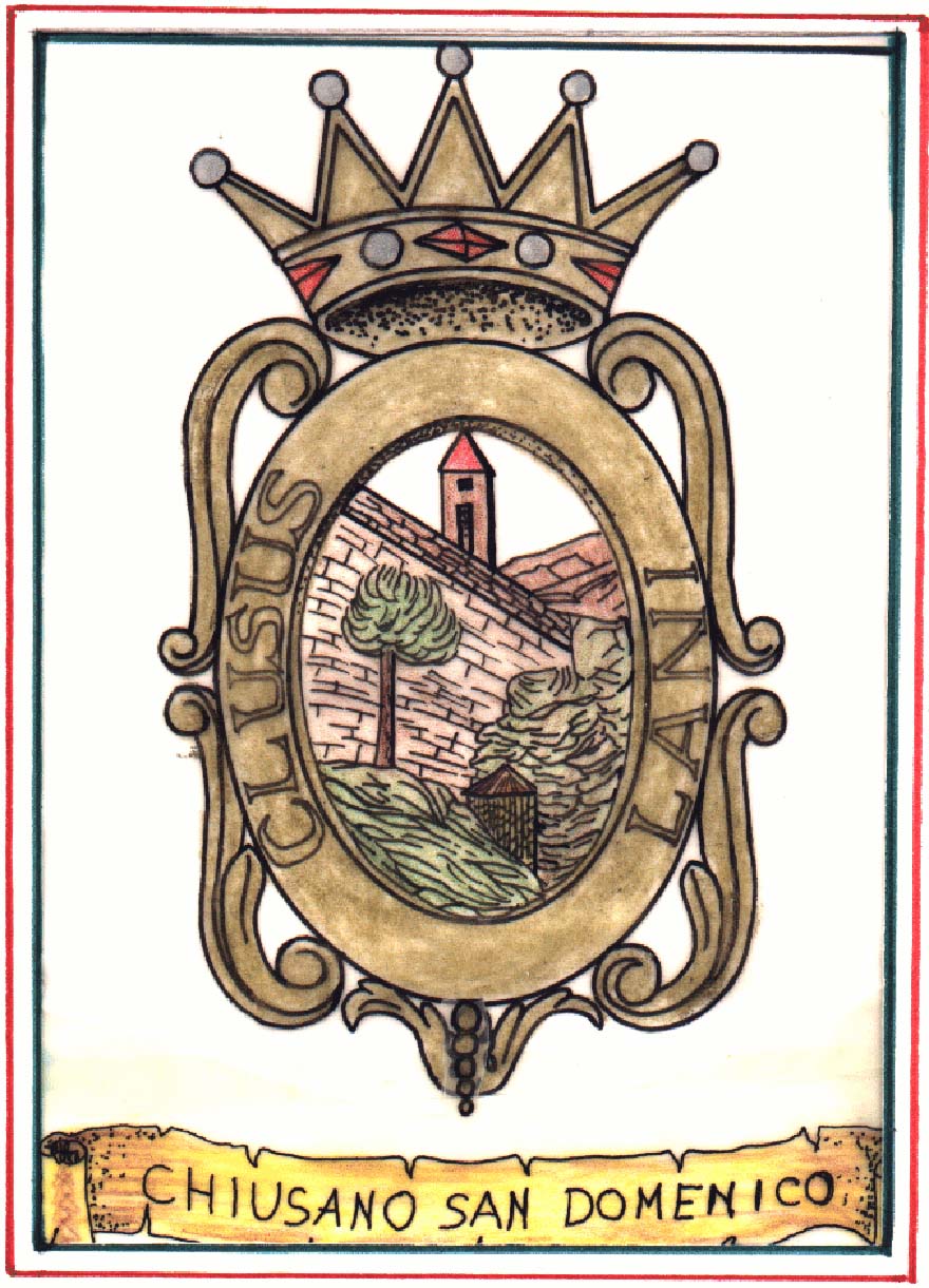 stemma del comune di CHIUSANO DI SAN DOMENICO