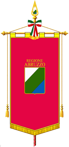 gonfalone della Regione Abruzzo