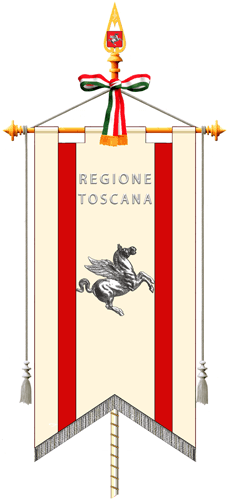 gonfalone della Regione di Toscana
