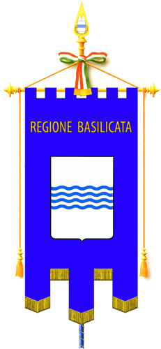 gonfalone della Regione di Basilicata