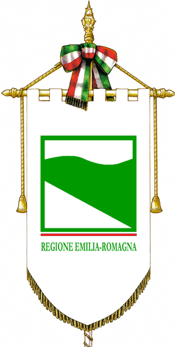 gonfalone della Regione di Emilia Romagna